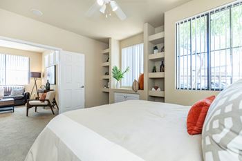 Spacious bedroom